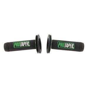 BLACK AND GREEN GRIPS