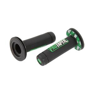BLACK AND GREEN GRIPS