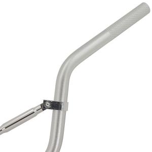 ALLOY SILVER HANDLE BARS WITH CROSS BAR