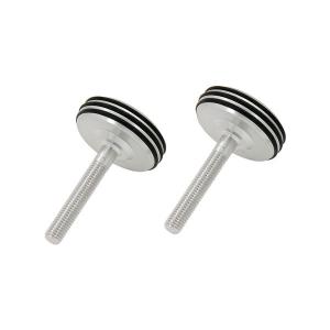 CNC WHEEL STYLE HANDLE BAR KNOBS IN ALLOY