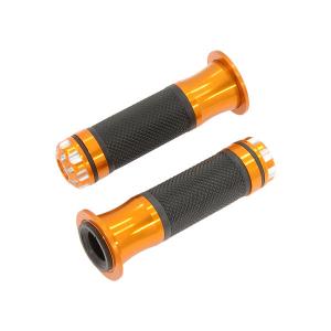 HANDLE BAR GRIPS WITH GOLD  ENDS