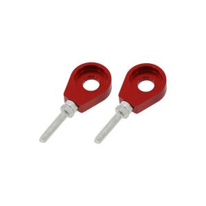 Pit Bike Chain Adjusters 12mm RED