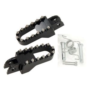 DX AND MUNK CNC Aluminum alloy foot set with nails BLACK